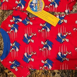 Sonic the Hedgehog Pajamas Little Boys Size 4